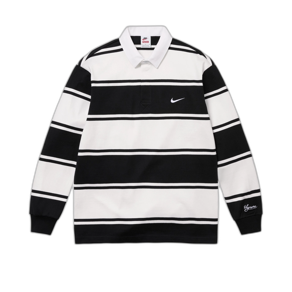 Nike x Supreme Stripe Rugby Black